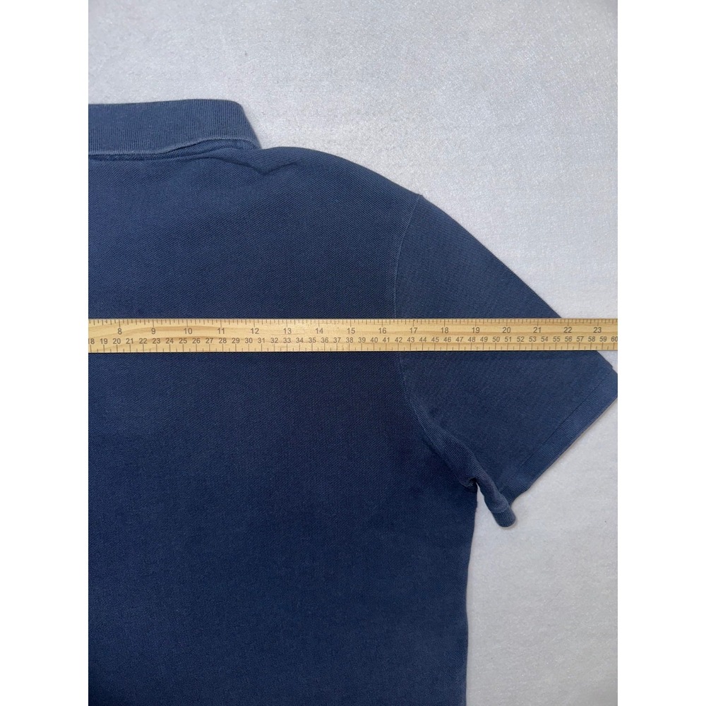 NIKE Men's L Navy Blue Polo Shirt Short Sleeve Athletic Golf USA Pullover Sports - Picture 6 of 7